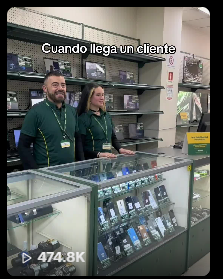 Building one of the most powerful local retail marketing ecosystems in Colombia. — TikTok 474.8K views — Store life · team at the counter